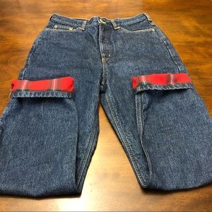 lands end men's flannel lined jeans